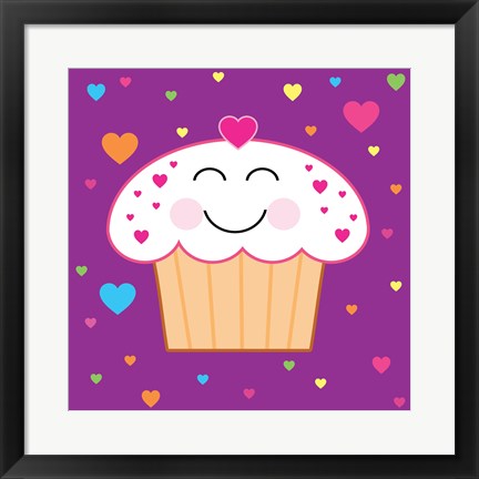 Framed Cupcake Print