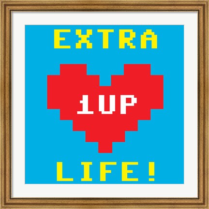 Framed Extra Life Print