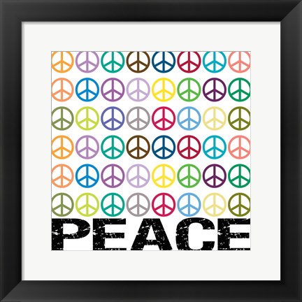 Framed Peace Print