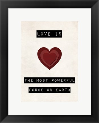 Framed Love Is 2 Print