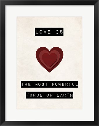 Framed Love Is 2 Print