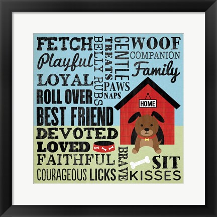 Framed Fetch Print