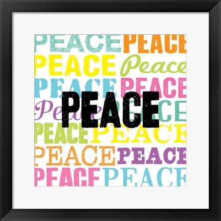 Framed Peace - Color Print