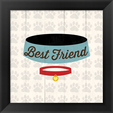 Framed Best Friend - Bowl Print