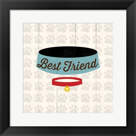 Framed Best Friend - Bowl Print