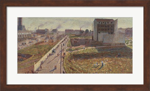 Framed Factories at the Porta Romana -Milan Print