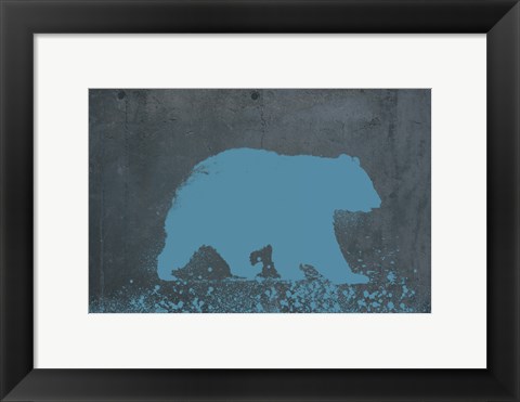 Framed Urban Animals I Print