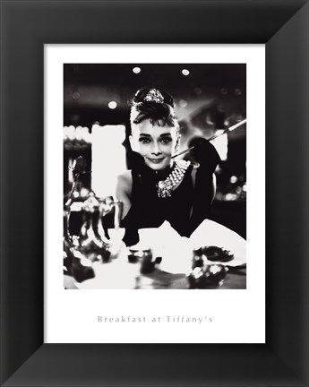 Framed Breakfast At Tiffany&#39;s I Print