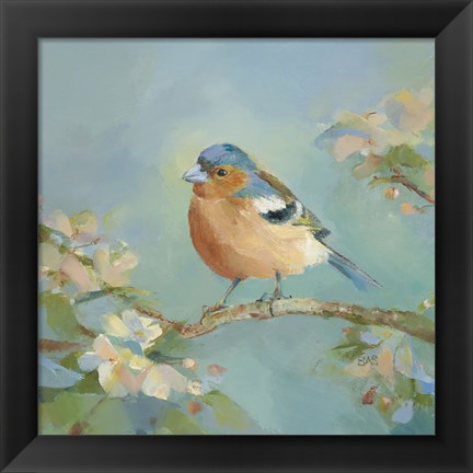 Framed Woodland Birds II Print