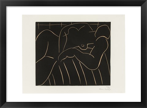 Framed La Sieste, 1938 Print