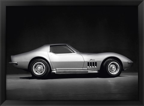 Framed Corvette Stingray Print