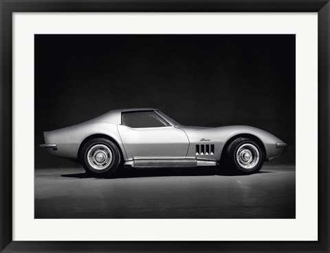 Framed Corvette Stingray Print