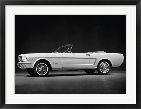 Framed Ford Mustang Convertible, 1964 Print