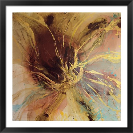 Framed Autumn Lotus II Print