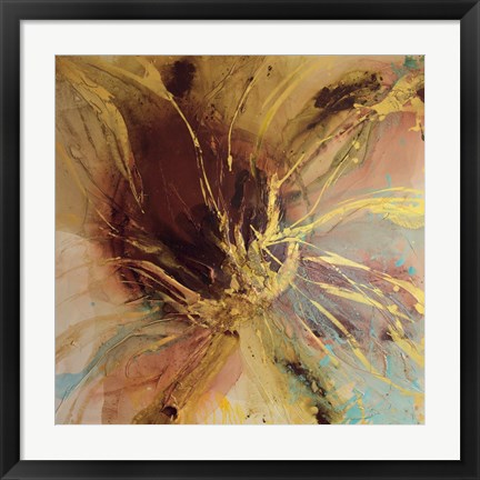 Framed Autumn Lotus II Print