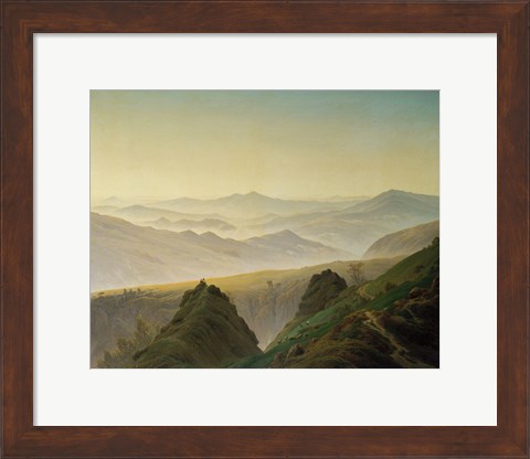 Framed Morning in the Mountains Print