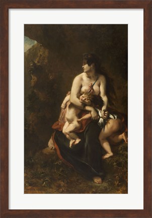 Framed Medea, 1838 Print