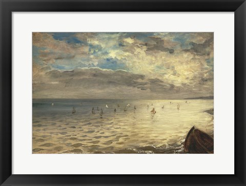 Framed Sea at Dieppe, 1851 Print