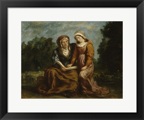 Framed Education of the Virgin Print