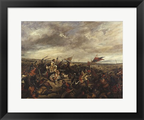 Framed Battle of Poitiers, 1830 Print