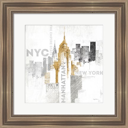 Framed Empire State Building Print