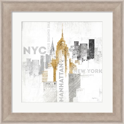 Framed Empire State Building Print