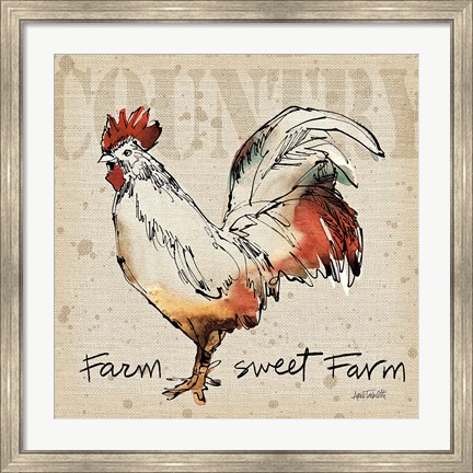 Framed Farm Life V Print