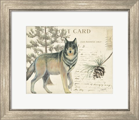 Framed Northern Wild I Print