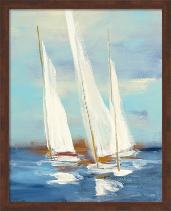 Framed Summer Regatta III Print