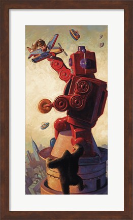 Framed Robo Kong Print