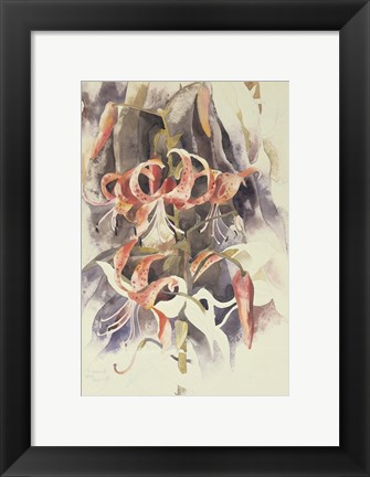 Framed Tiger Lilies Print