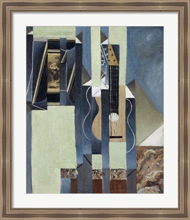 Framed Guitar, 1913 Print