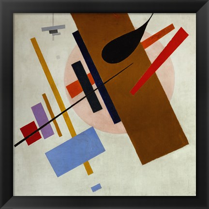 Framed Suprematism, c 1917 Print