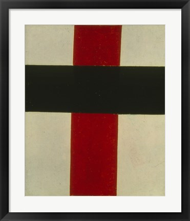 Framed Suprematist Painting, 1920 Print