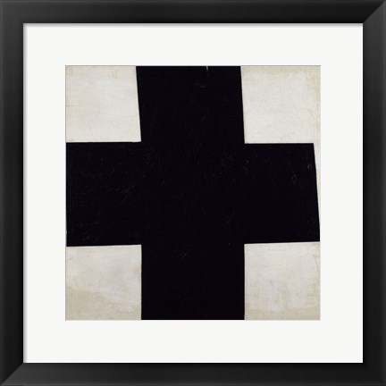 Framed Black Cross, 1915 Print