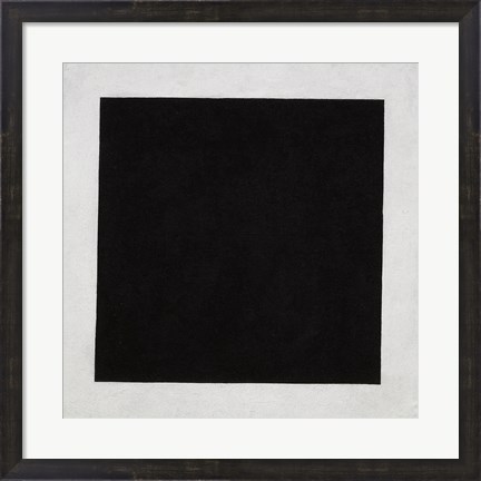 Framed Black Square, c. 1923 Print