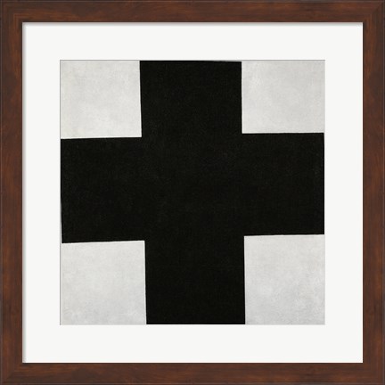 Framed Black Cross, c.1923 Print