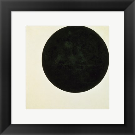 Framed Black Circle, c. 1923 Print