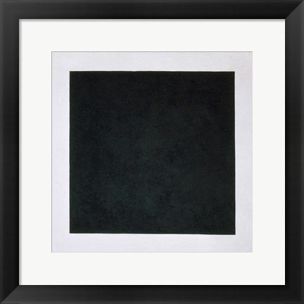 Framed Black Square, c. 1923 Print