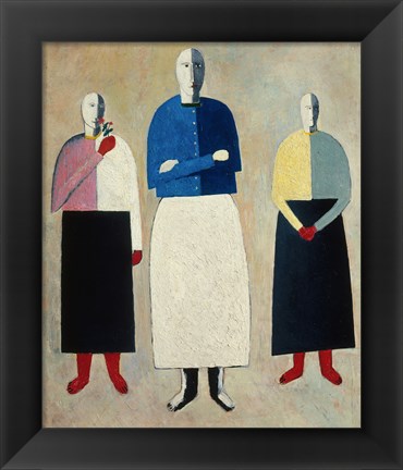 Framed Three Women, c. 1923 Print