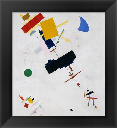 Framed Suprematism (Supremus, no 56), 1916 Print