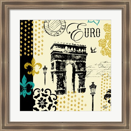 Framed Paris Architecture I Print