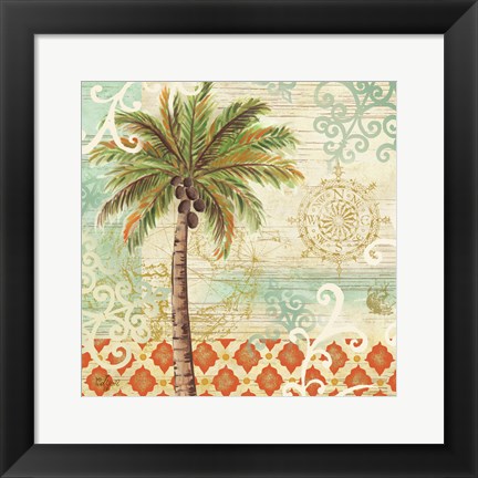 Framed Spice Palms I Print