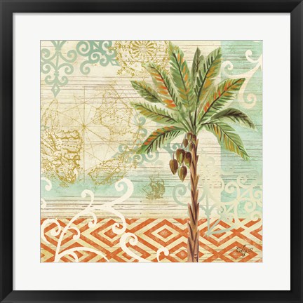 Framed Spice Palms II Print