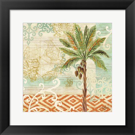 Framed Spice Palms II Print