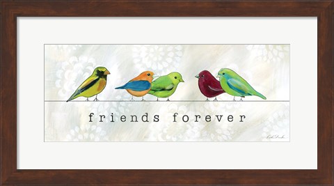 Framed Birds of a Feather I Print