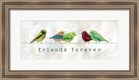 Framed Birds of a Feather I Print