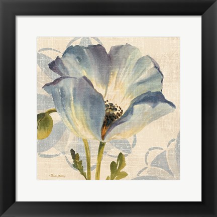 Framed Watercolor Poppies IV Print