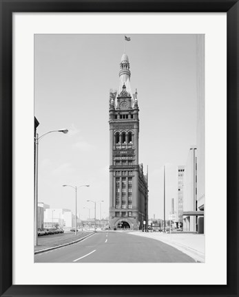 Framed City Hall, 200 East Wells Street, Milwaukee, Milwaukee County, WI Print