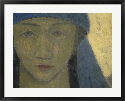 Framed Head Of A Breton Woman, 1908 Print